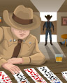 Love My Pardner Badge - Tri-Peaks Solitaire HD