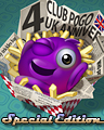 Club Pogo UK 4 Year Anniversary Badge