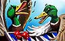 Double Ducks Badge - Backgammon