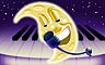 Jazzy Moon Badge - Pinochle