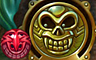 Scary Skull Badge - Zuma's Revenge