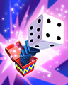 Dice In A Box Badge - YAHTZEE Party!