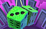 Green Fuzz Badge - Dice City Roller