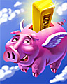 24 Karat Badge - Hog Heaven Slots