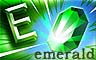 E Is For Emerald Badge - QWERTY