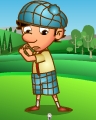 Ping Pong Golf Badge - Golf Solitaire