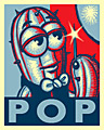 Pogo Pop Art Badge