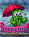 Pogo 1000th Weekly Special Edition Badge