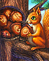 Squirrel Away Badge - Everyone Wins Bingo