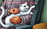 Cat-a-Tonic Badge - CLUE Secrets & Spies