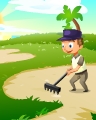Sand Trap Badge - Golf Solitaire