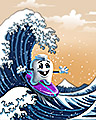 Pogo Great Wave Badge