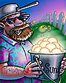 Bucket O Sunshine Badge - Plants Vs. Zombies