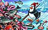 Seafood Buffet Badge - Penguin Blocks