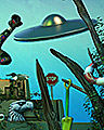Alien Encounter Badge - Undiscovered World
