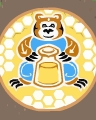 Sand Bear Badge - Tumble Bees HD