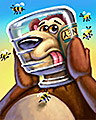 Jar Head Badge - Tumble Bees HD