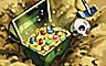 Buried Treasure Badge - Bingo Luau