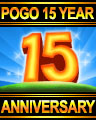 Pogo 15 Year Anniversary Badge