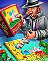 Dedicated Sleuth Badge - Jigsaw Detective