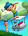 Holding Steady Badge - Golf Solitaire