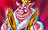 King Of Symbols Badge - Hog Heaven Slots