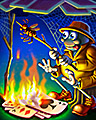 Burnin Stacks Badge - Rainy Day Spider Solitaire HD