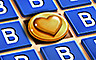 Love Letters Badge - QWERTY