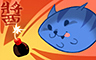Feline Beeline Badge - Sushi Cat 2