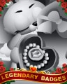 Bunny Bling Badge - World Class Solitaire HD