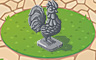 Rooster Statue Badge - Solitaire Gardens