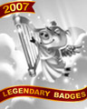 Hogs On Harp Badge - Hog Heaven Slots