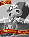 Cow Stacker Badge - Stack'em HD