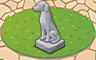 Dog Statue Badge - Solitaire Gardens