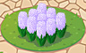 Light Purple Hyacinths Badge - Solitaire Gardens