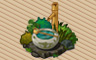 Bamboo Fountain And Basin Badge - Solitaire Gardens