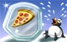 Frozen Pizza Badge - Penguin Blocks