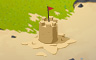 Small Sand Castle Badge - Solitaire Gardens