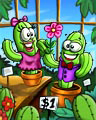 Cacti In Love Badge - Poppit! HD