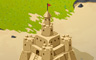 Large Sand Castle Badge - Solitaire Gardens