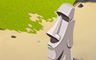 Moai Statue Badge - Solitaire Gardens