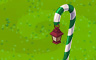 Green Candy Cane Street Lamp (left) Badge - Solitaire Gardens