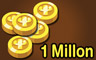 One Million PopCoins Badge - Poppit! Party