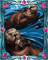 Otterly Cute Medium Badge - Mahjong Safari HD