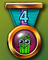 Spike's Marathon 4 Badge - Slingo® Blast