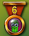 Spike's Marathon 6 Badge - World Class Solitaire HD