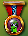 Spike's Marathon 7 Badge - Solitaire Gardens