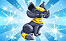 Diamond Cat Statue Badge - Poppit! Bingo