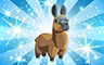 Diamond Stuffed Llamas Badge - Poppit! Bingo