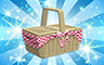 Diamond Picnic Basket Badge - Poppit! Bingo